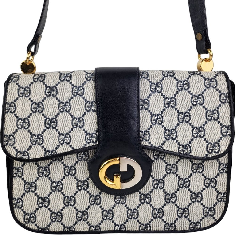 Gucci Vintage Monogram Shoulder Bag - Picture 1 of 15